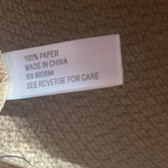 Summer Bow Hat Packable NWT Tan/black UPF 50+ One Size - Picture 4 of 10